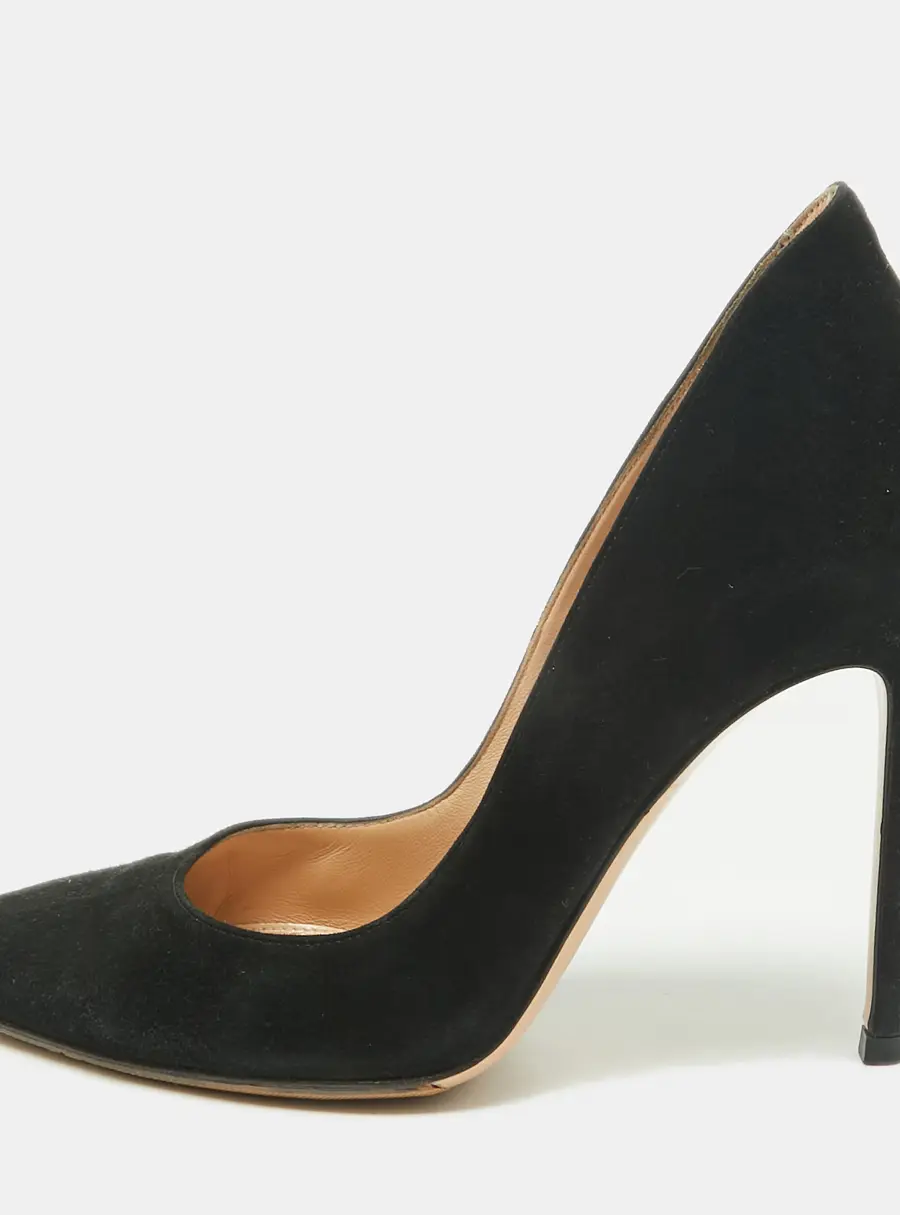 Gianvito Rossi Gianvito 105 Size 36.5 Black Suede Pumps
