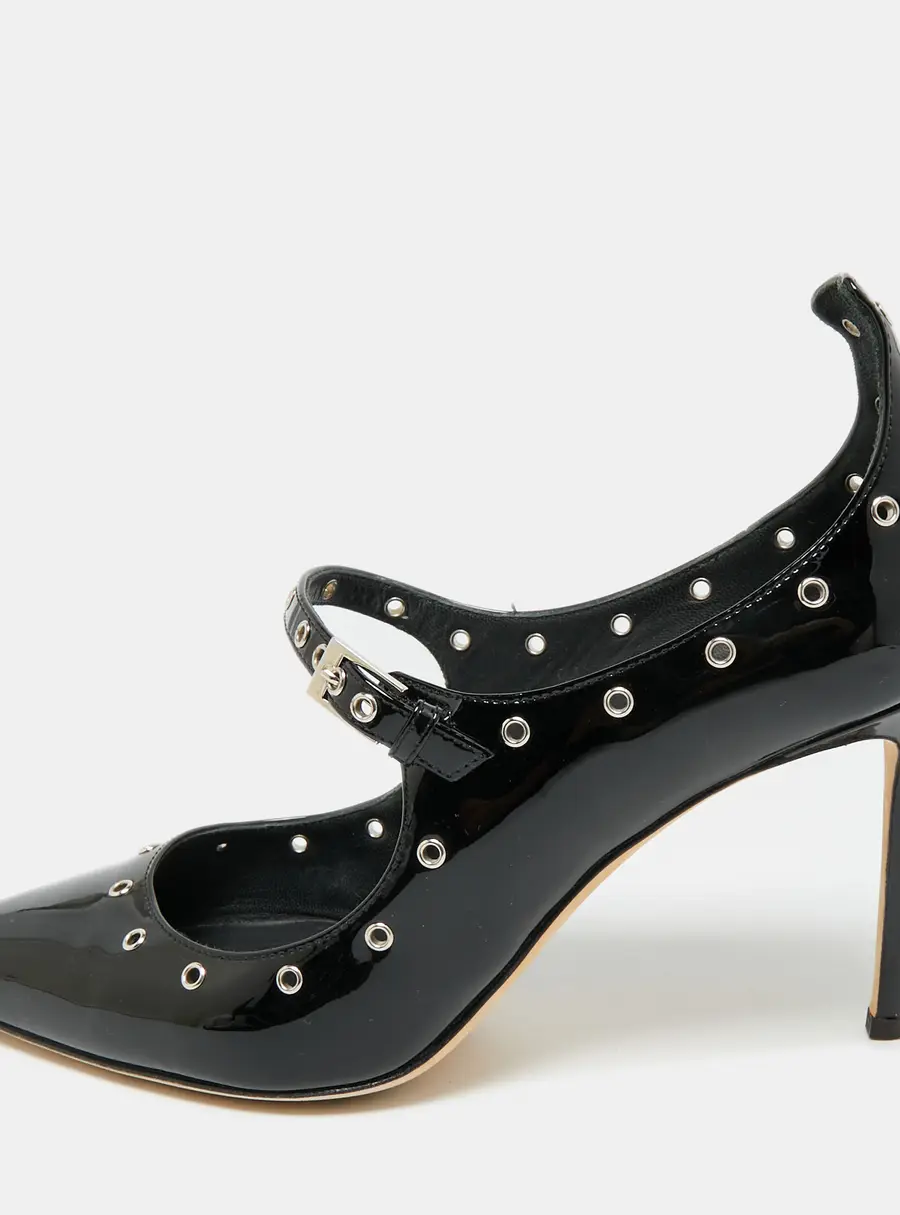 Giuseppe Zanotti Alyson Size 41 Black Patent Leather Pumps