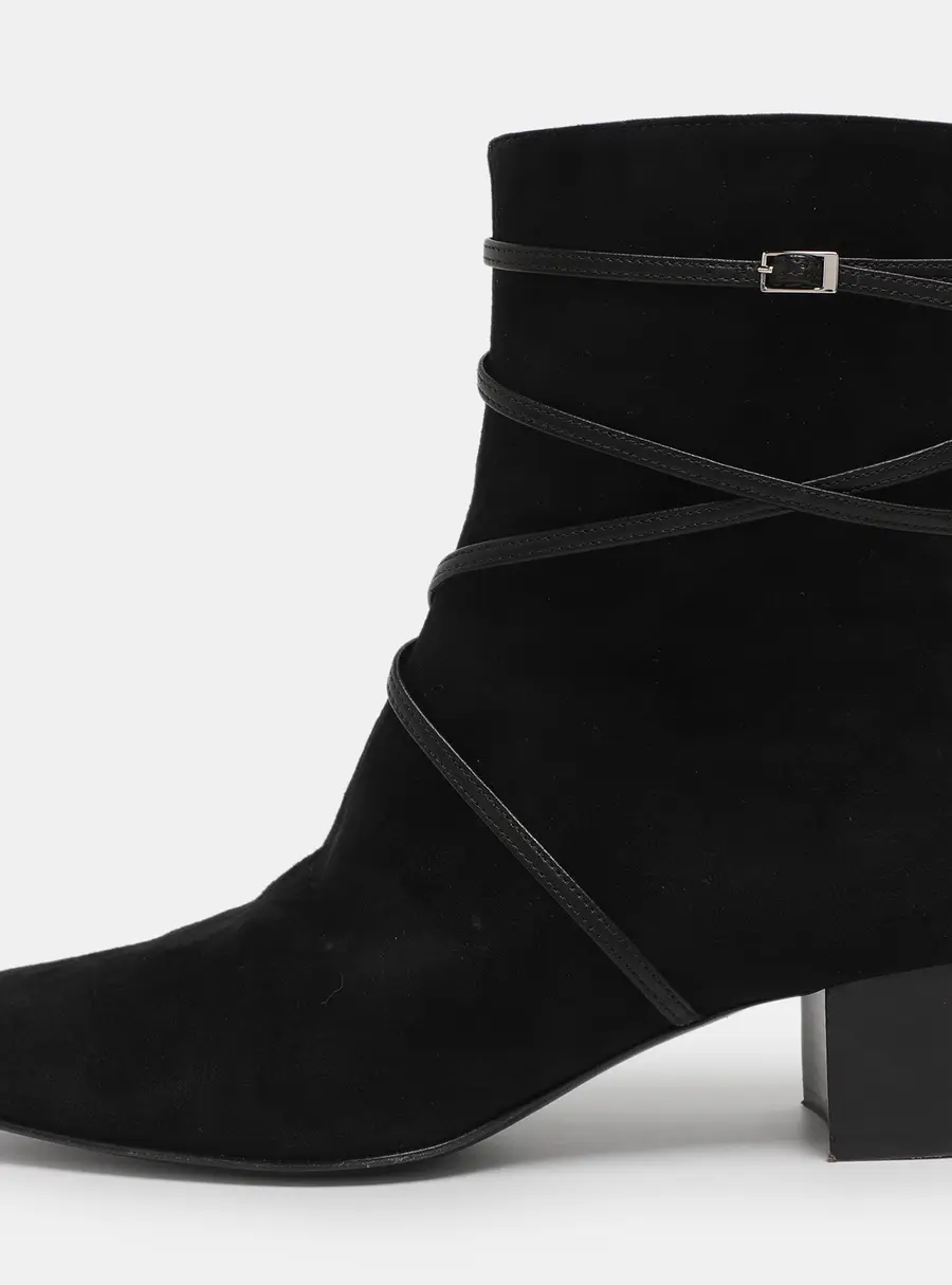 Giuseppe Zanotti Prue Size 36 Black Suede Mid Calf Boots