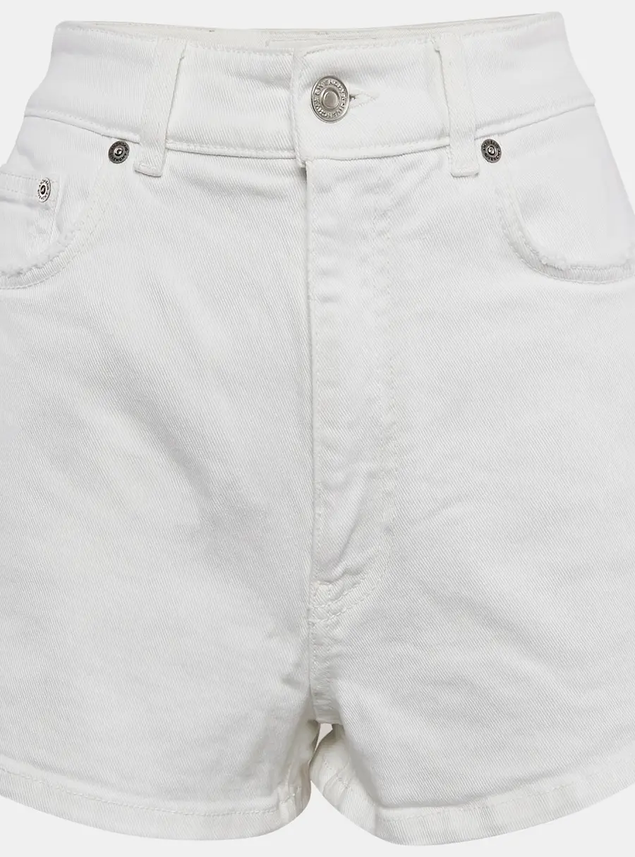 Givenchy White Denim Distress Pocket Detail Shorts L