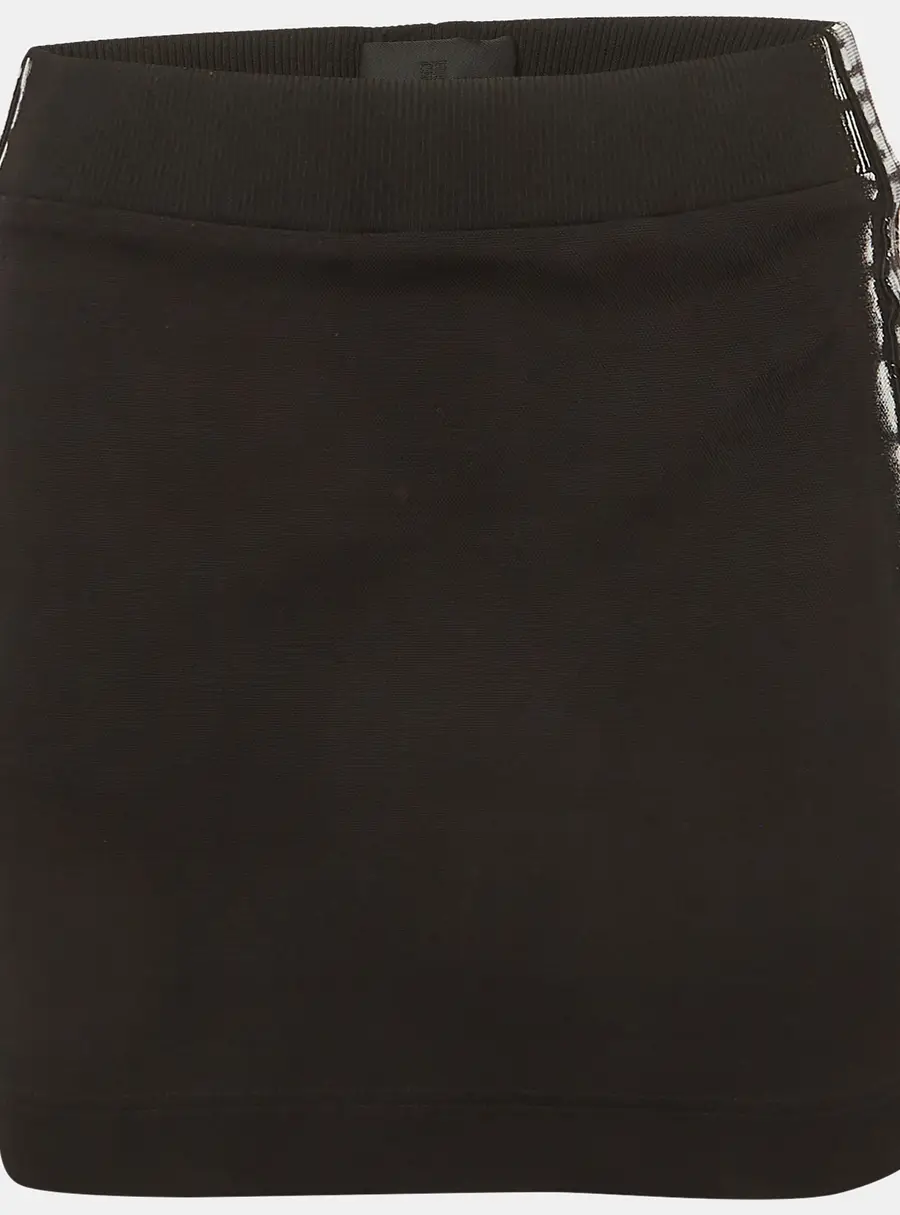 Givenchy Black Logo Striped Knit Mini Skirt XS