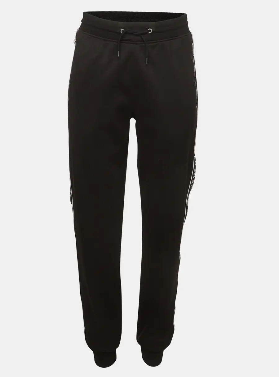Givenchy Black Jersey Side Stripe Joggers XS