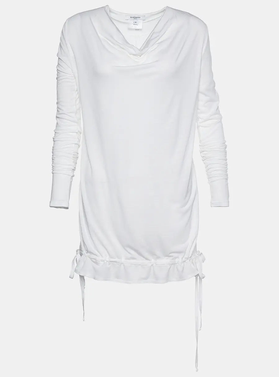 Givenchy White Knit Full Sleeve Top S