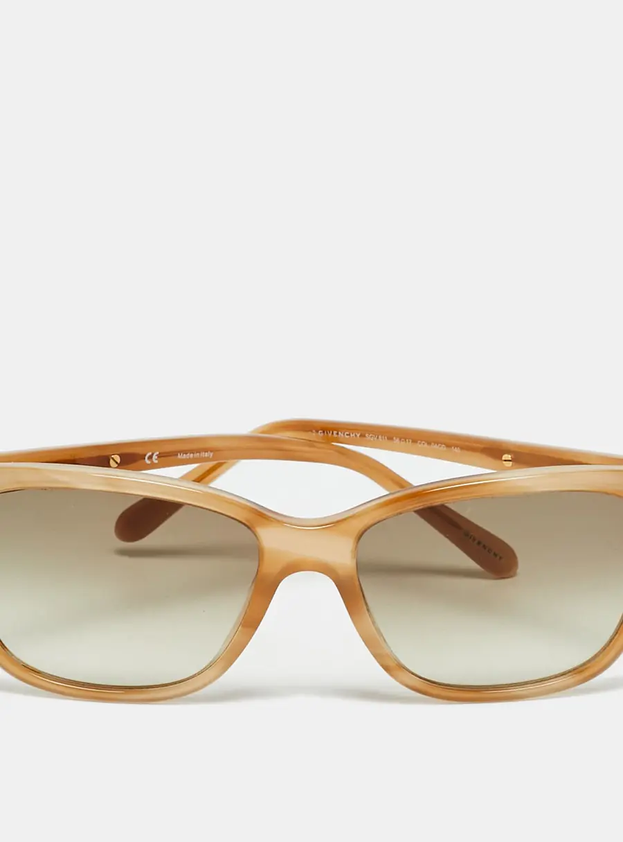 Givenchy Brown Gradient SGV 811 Square Sunglasses