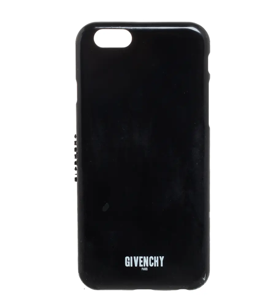 Givenchy Black Plastic Logo Print iPhone 6 Case