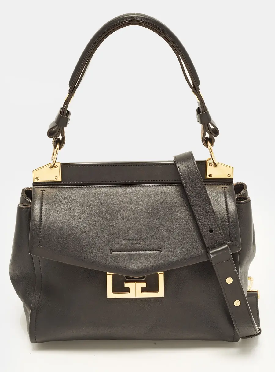 Givenchy Mystic Black Leather Top Handle Bag