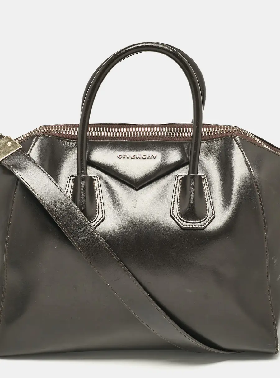 Givenchy Antigona Medium Brown Leather Satchel