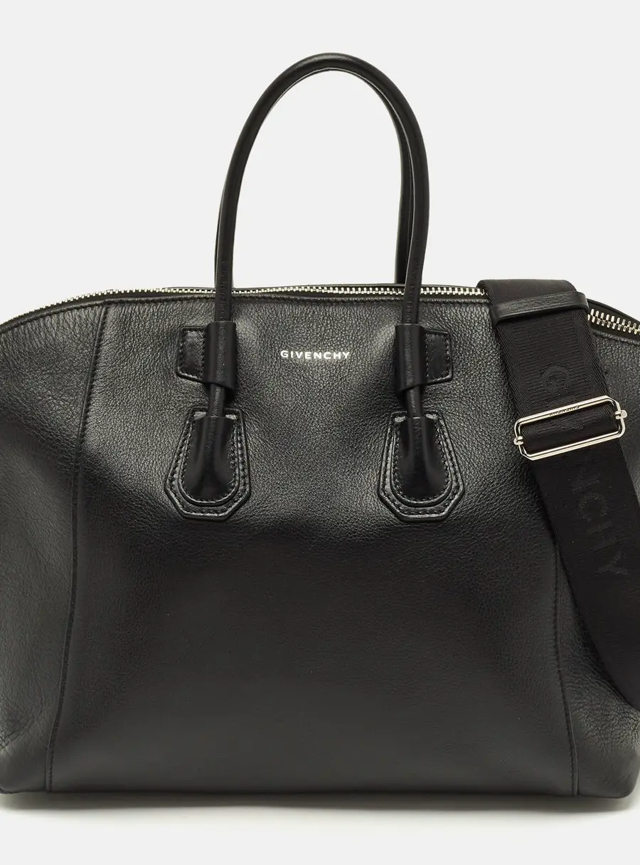 Givenchy Antigona Sport Small Black Leather Satchel