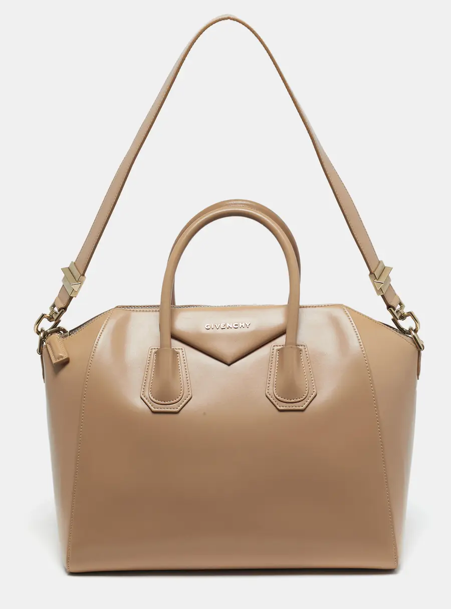 Givenchy Antigona Medium Beige Leather Satchel