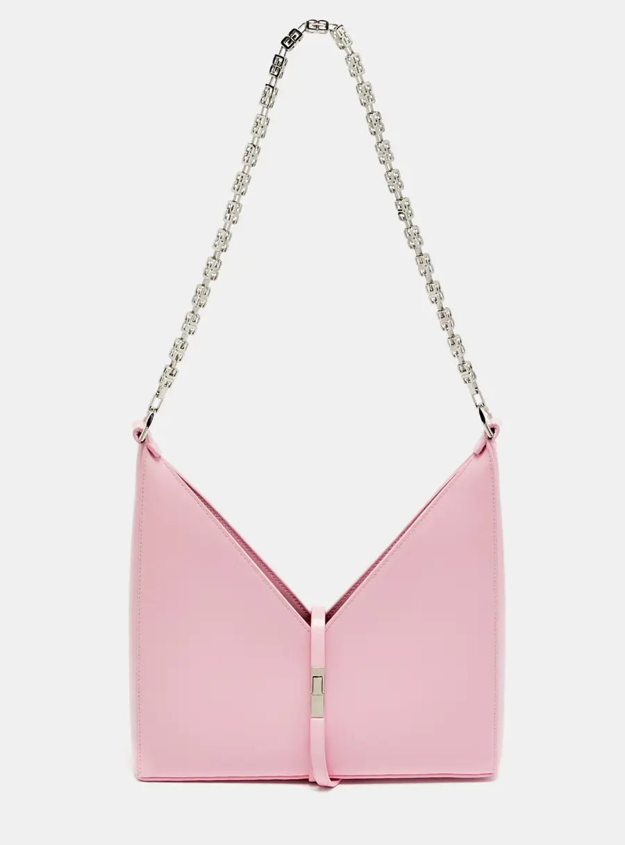 Givenchy Cut Out Chain Pink Leather Bag