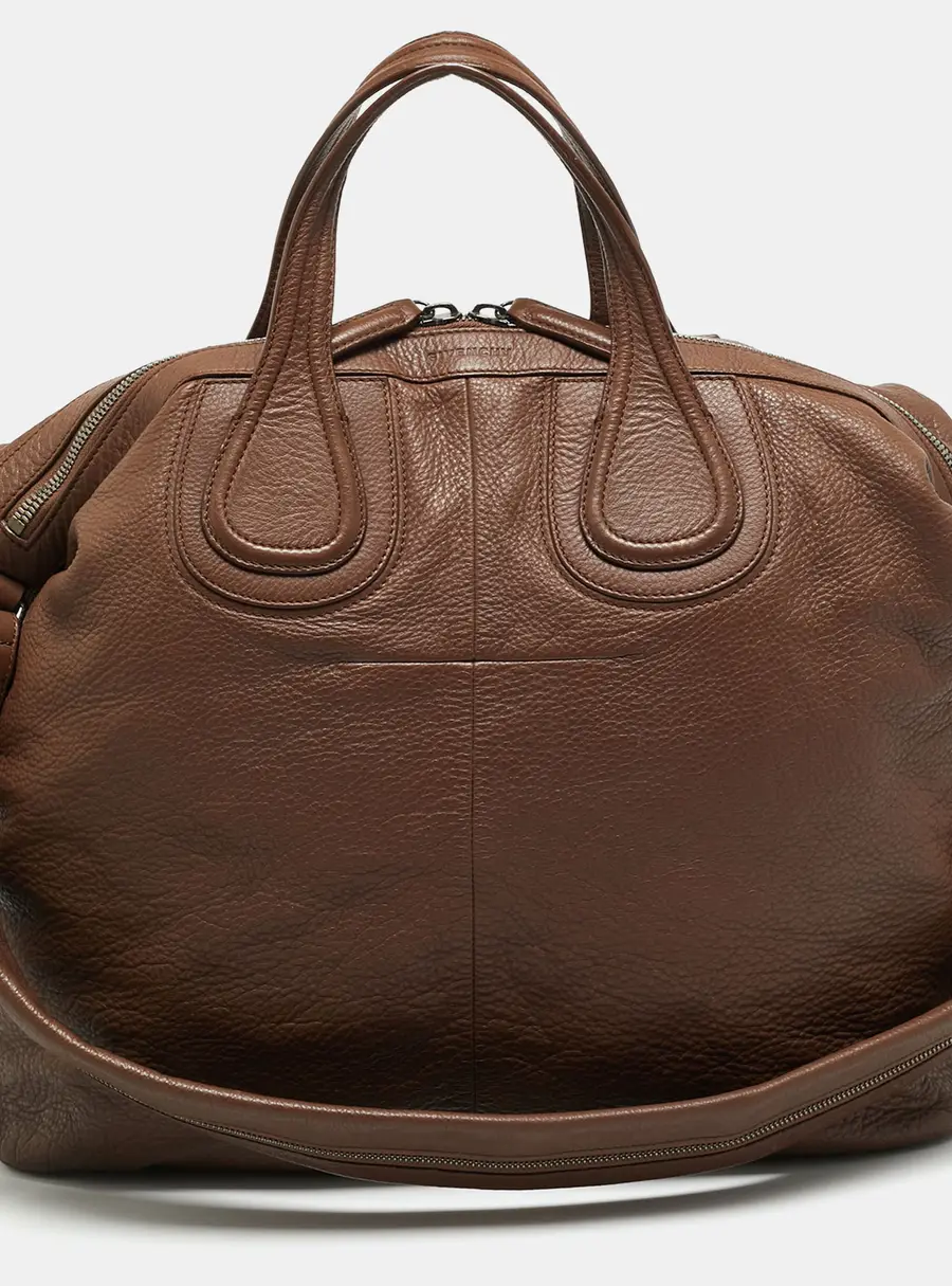 Givenchy Nightingale Large Brown Leather Satchel