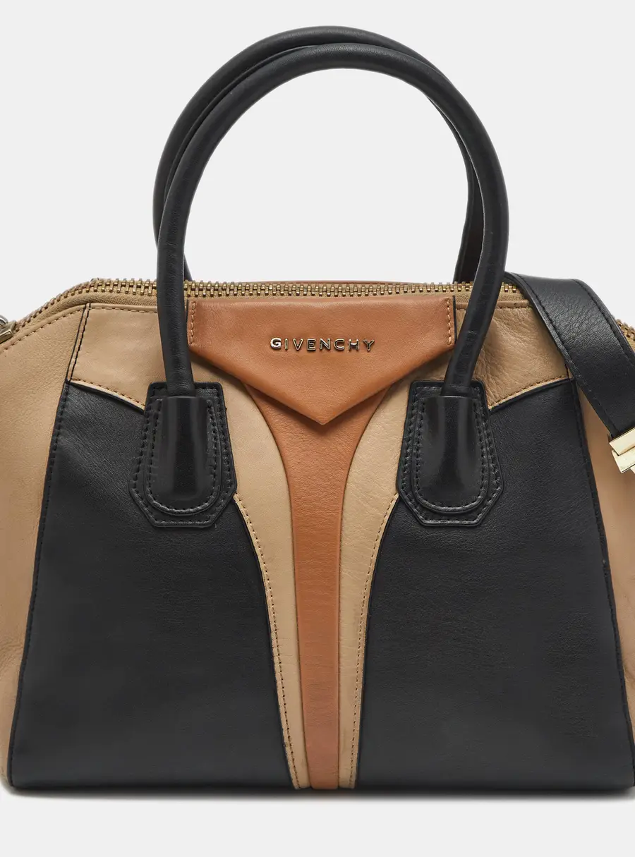 Givenchy Antigona Architect Small Tricolor Leather Bag