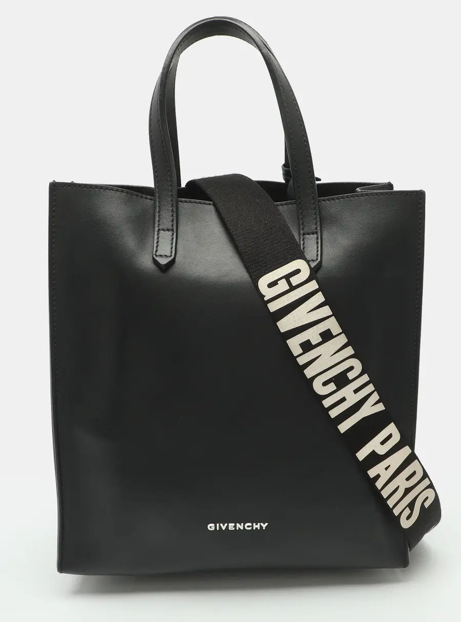 Givenchy Stargate Medium Black Leather Tote