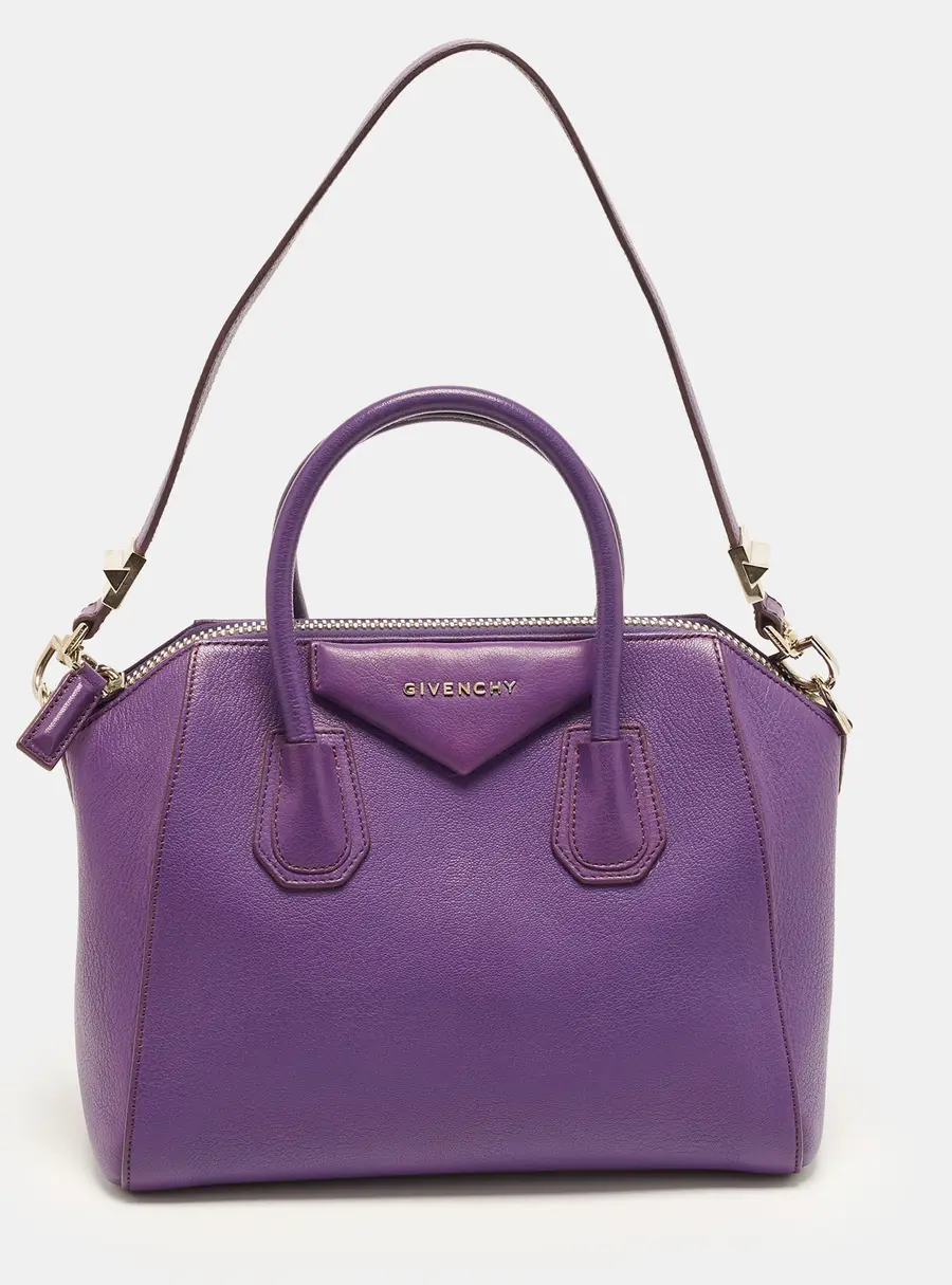 Givenchy Antigona Small Purple Leather Satchel