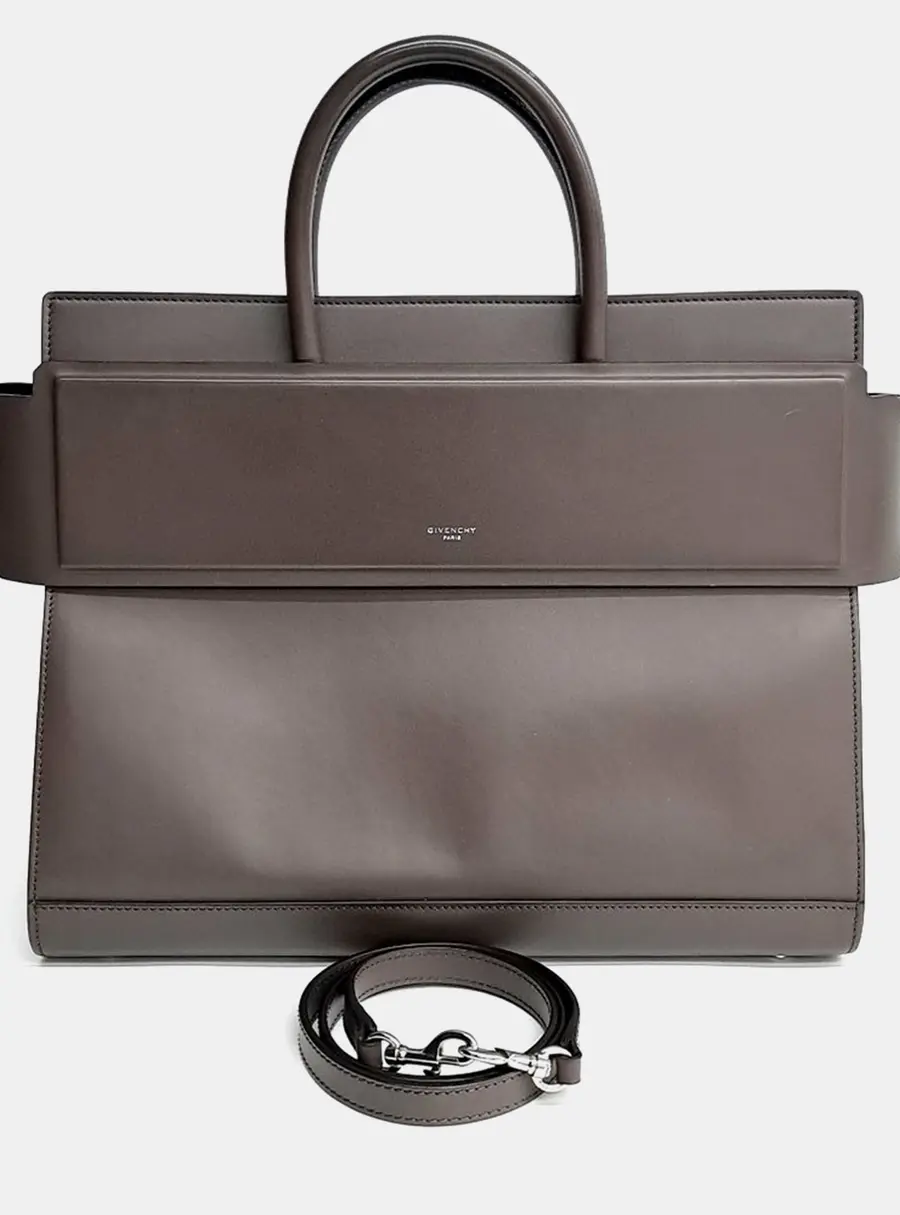 Givenchy Grey Leather Horizon Medium