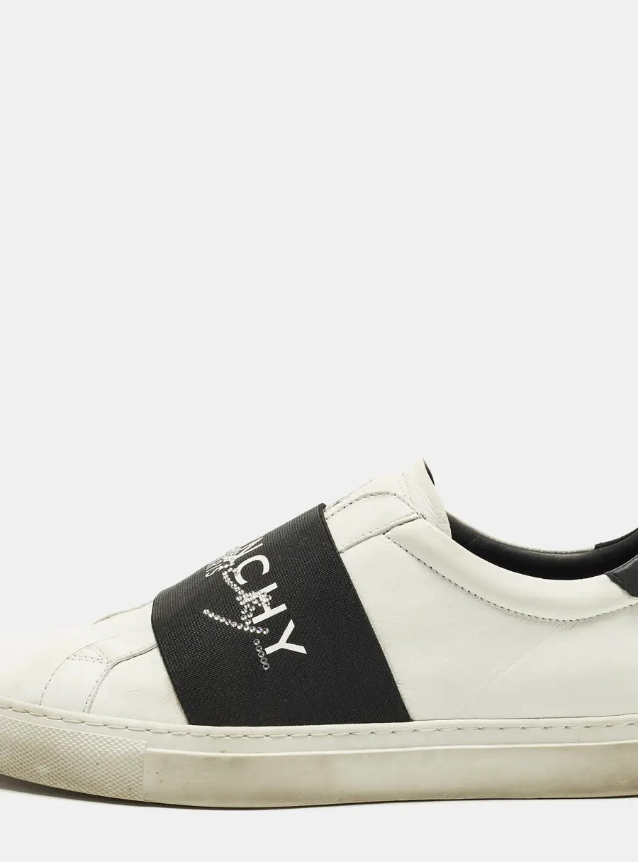 Givenchy Urban Street Size 40 White Leather Slip On Sneakers