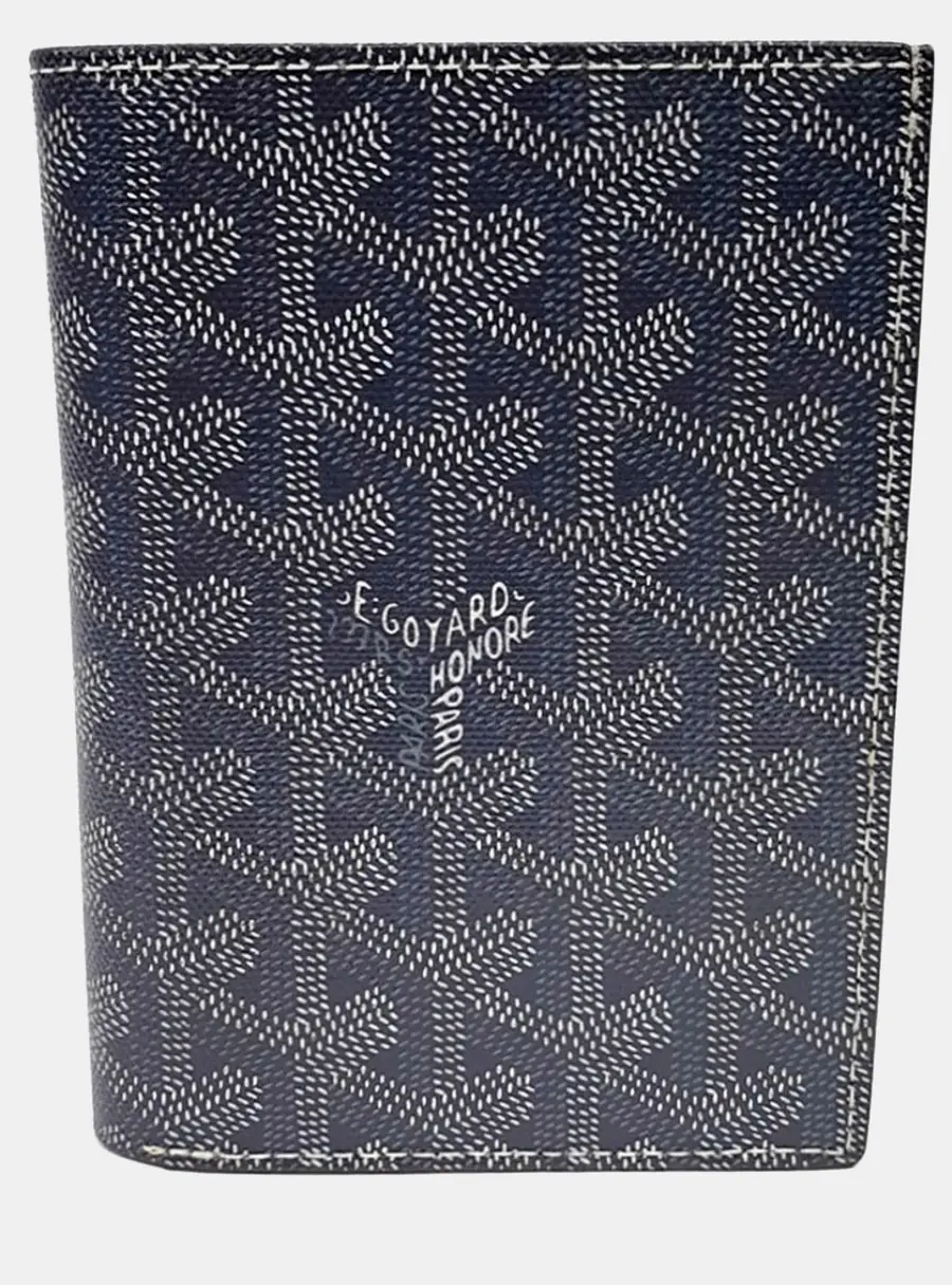 Goyard Grey PVC Passport Wallet