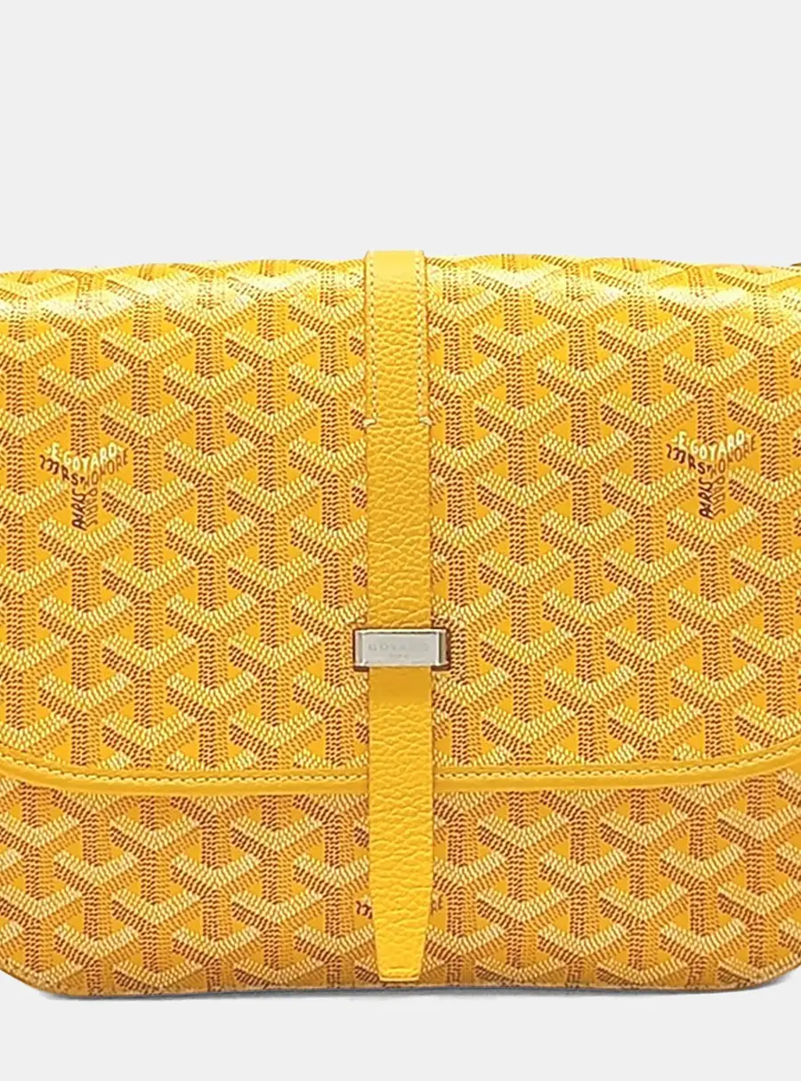 Goyard Yellow PVC Belvedere MM