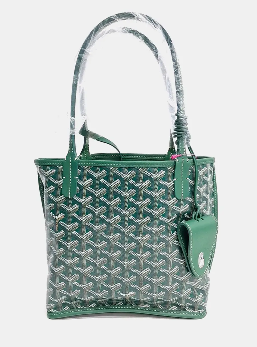 Goyard Green PVC Mini Anjou Bag