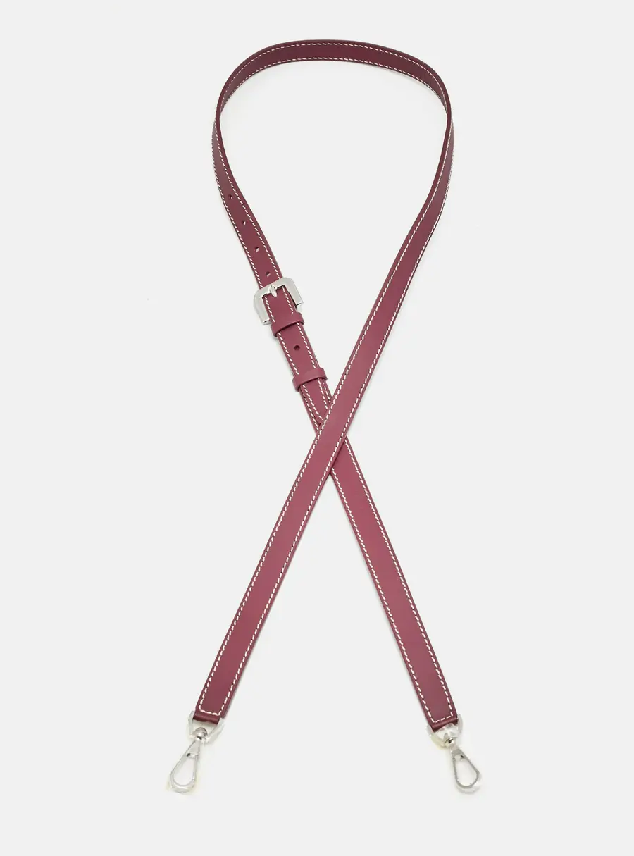 Goyard PM Bag Shoulder Strap Burgundy Leather