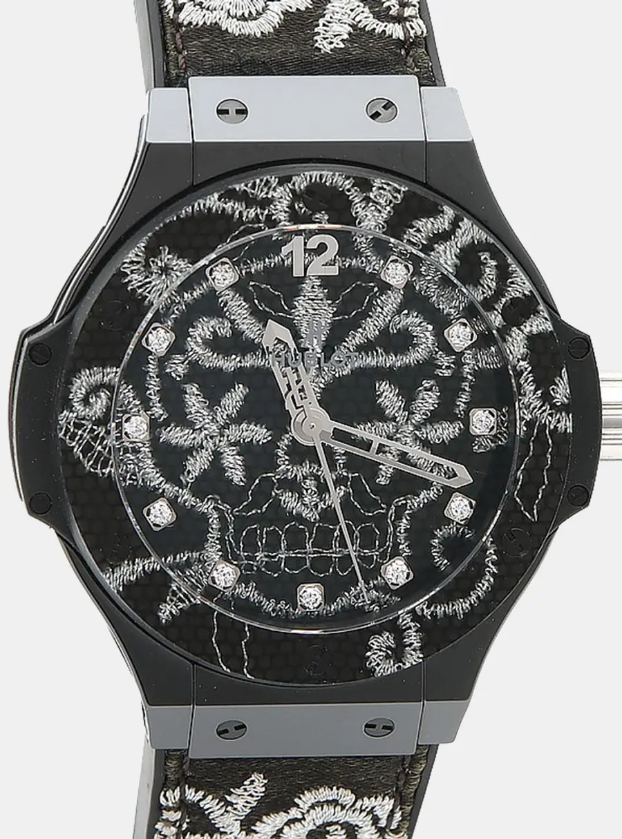 Hublot Big Bang Diamond Automatic Ceramic Titanium Men's Wristwatch 41 mm