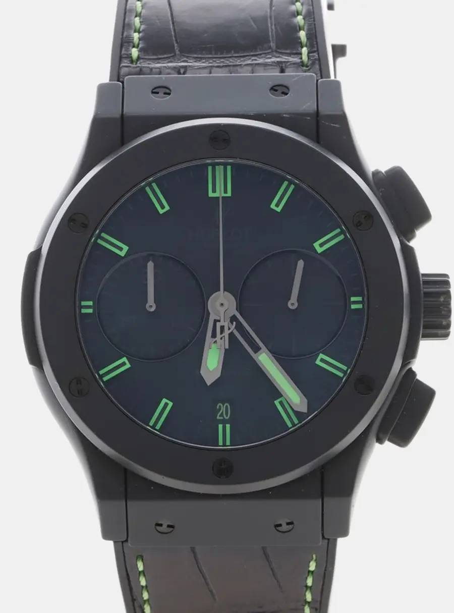 Hublot Classic Fusion Chronograph Ceramic 521.CI.1110.LR.SDQ12 Automatic Black Ceramic Men's Wristwatch 45mm
