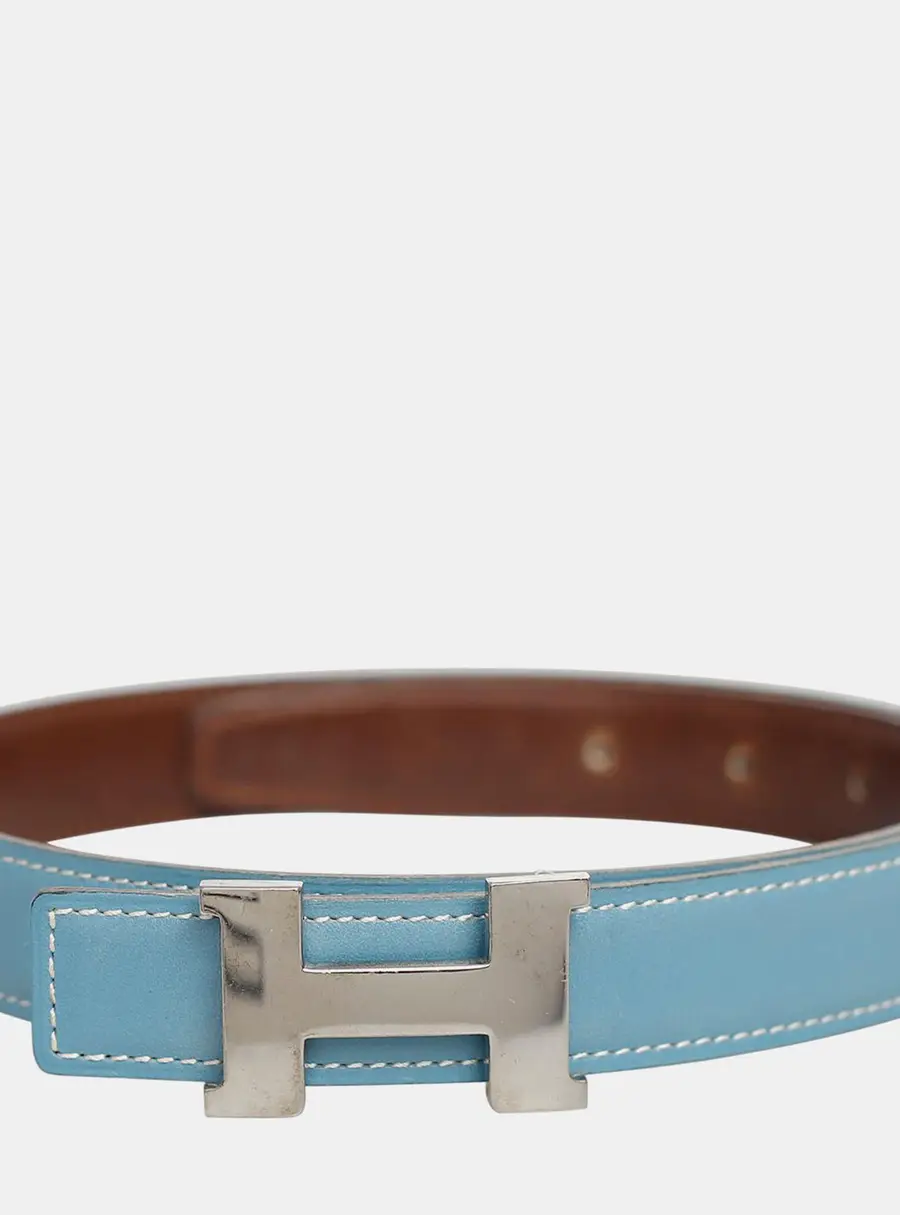 Hermes Vintage Reversible H Leather Belt