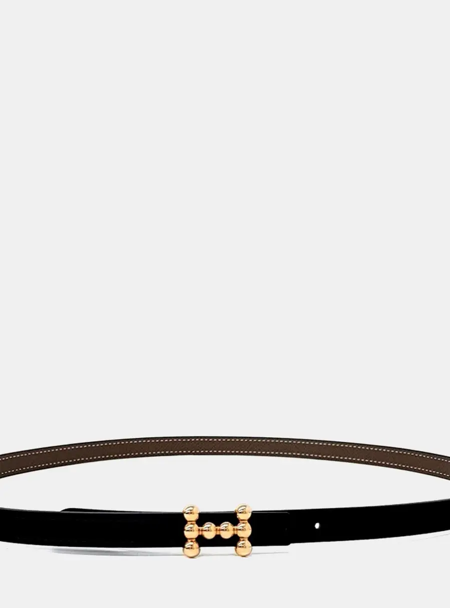 Hermes Bubble Buckle Reversible Belt