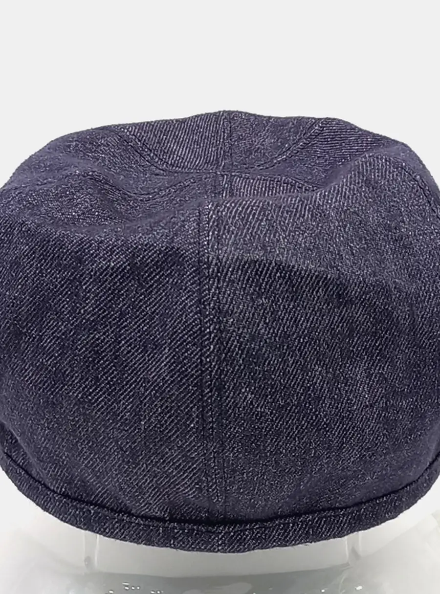 Hermes Blue Linen Beret