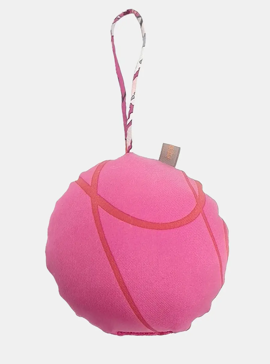 Hermes Petit Hache Silk Bag Charm