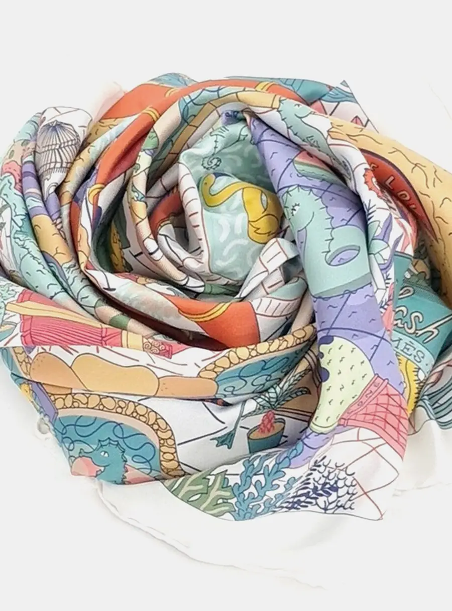 Hermes Silk Multicolor scarf