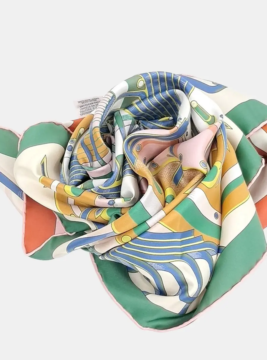 Hermes silk multicolor scarf