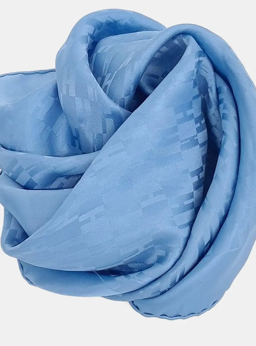 Hermes Petite Silk Sky blue Scarf