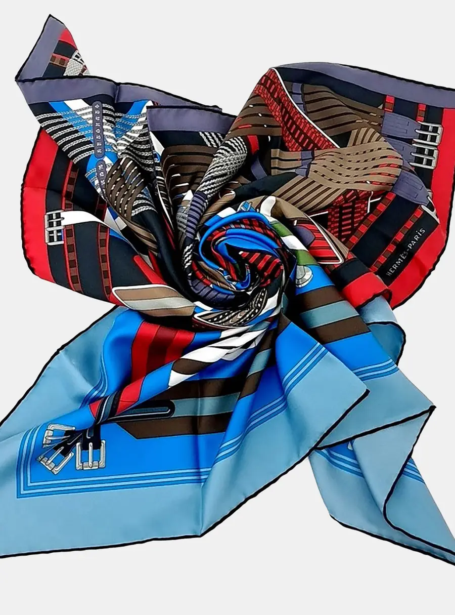 Hermes silk multicolor scarf