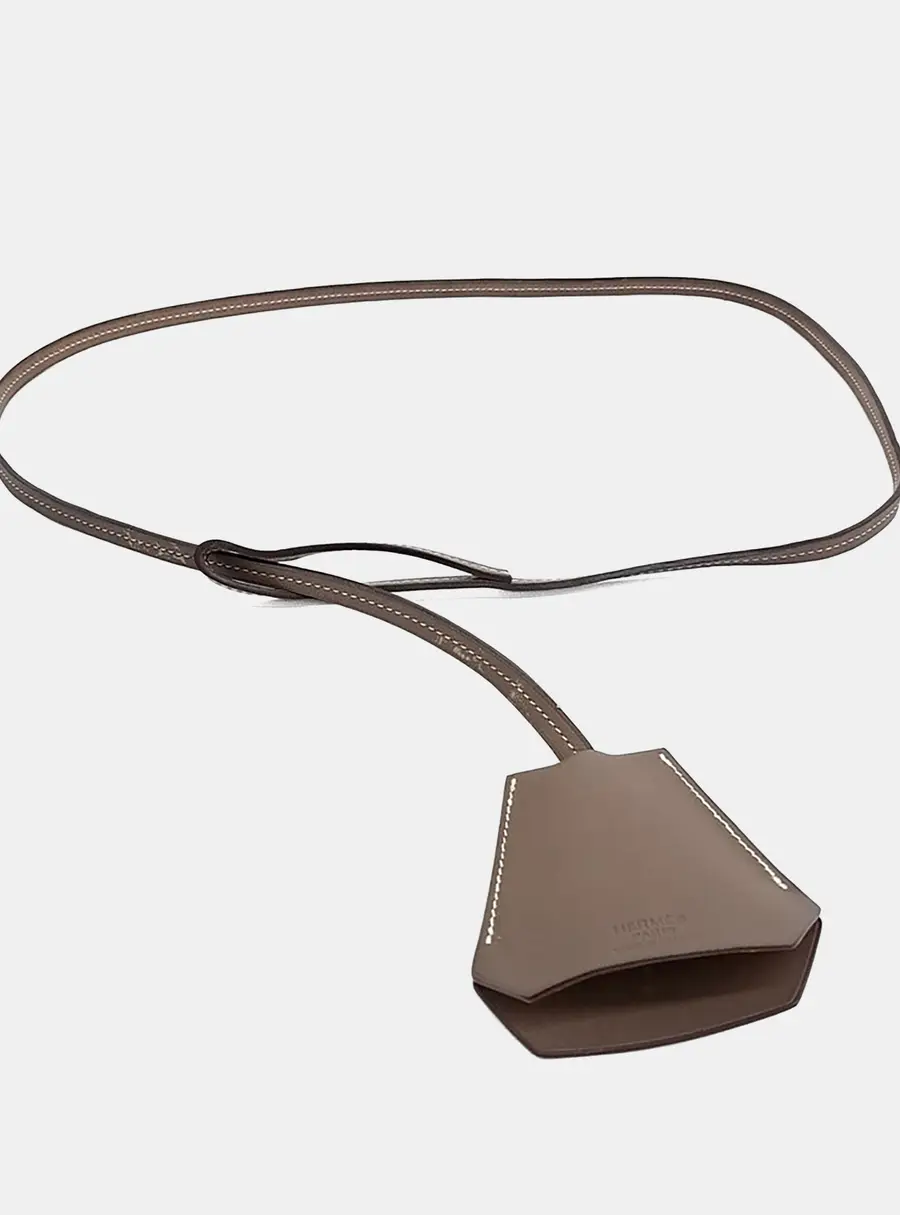 Hermes Brown Leather Belt Size L