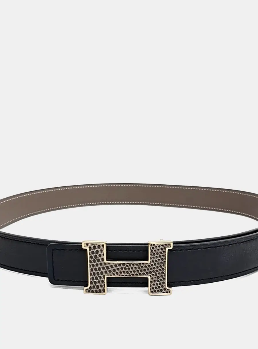 Hermes H Reversible Belt (D)