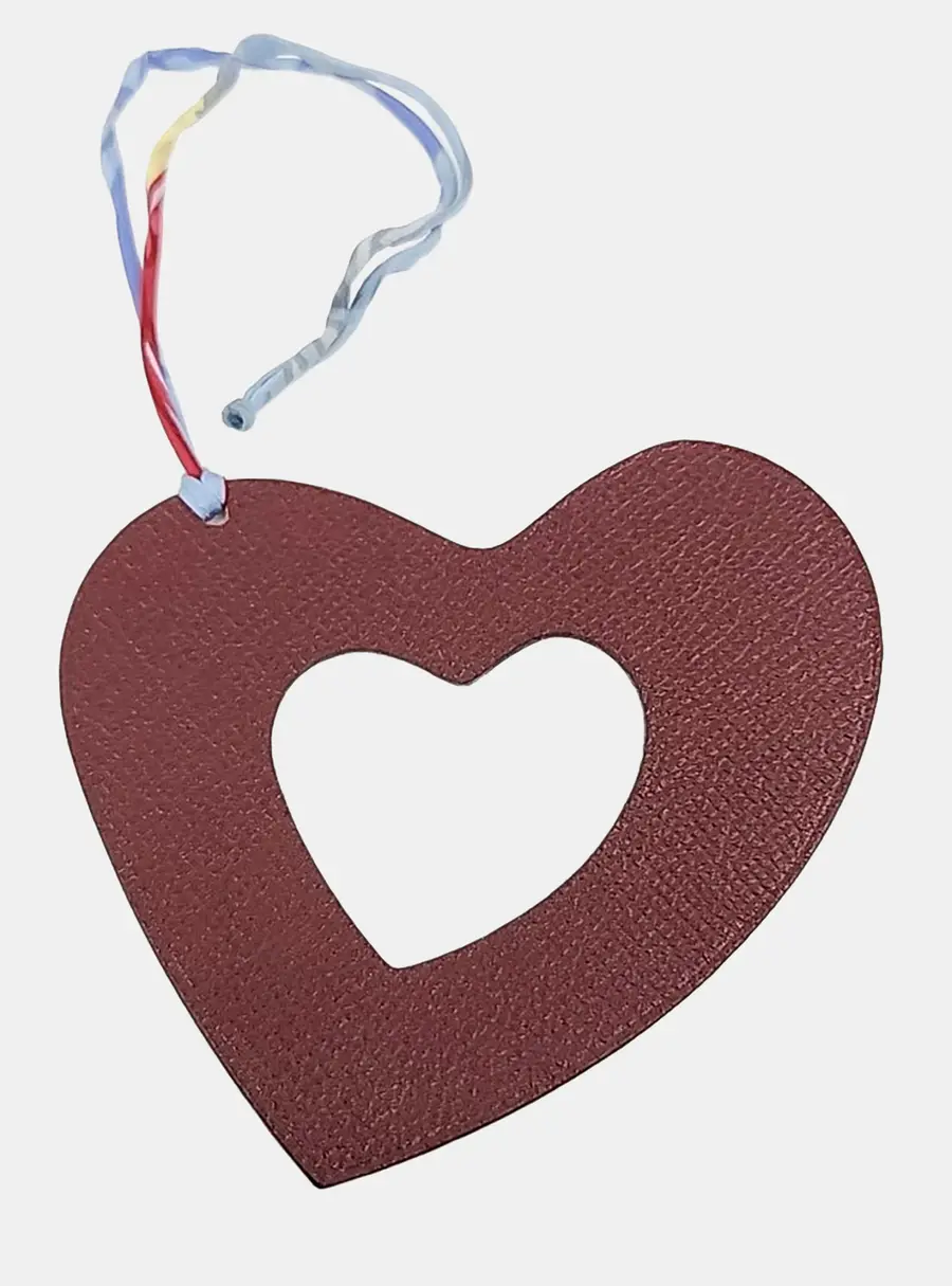 Hermes Petit H (Petit Hache) Heart Bag Charm