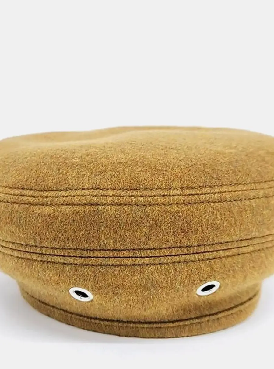 Hermes Cashmere Brown Beret