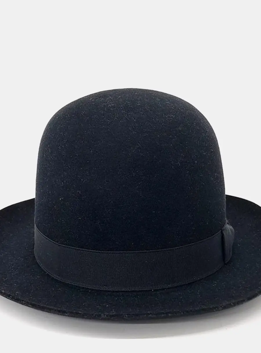 Hermes Felt Black Hat