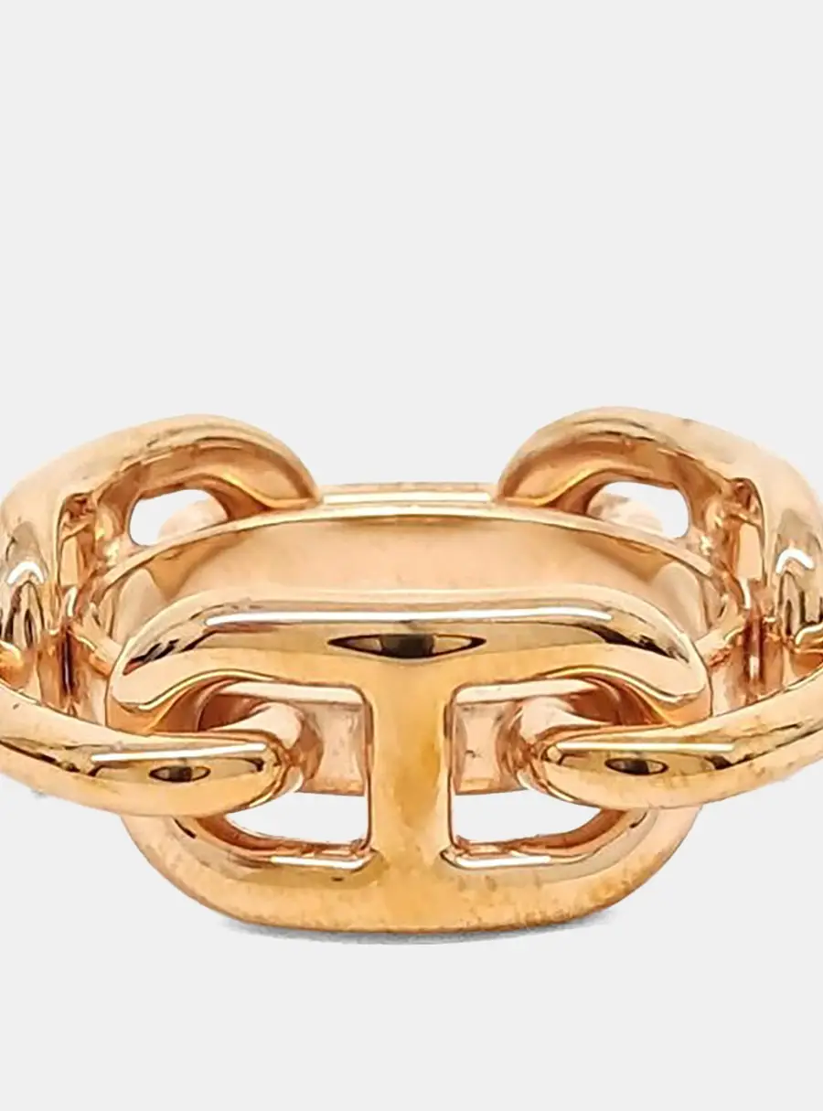 Hermes Gold Scarf Ring