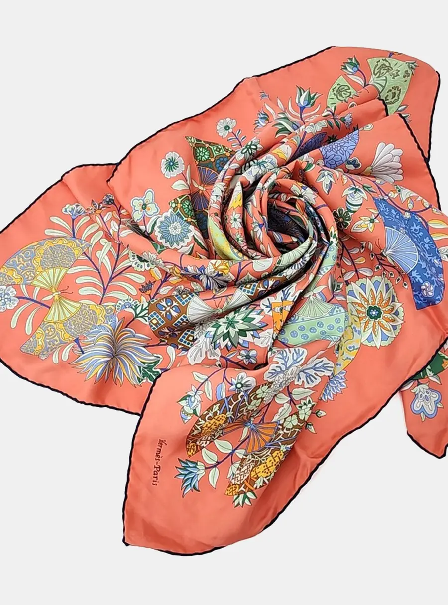 Hermes silk multicolor scarf