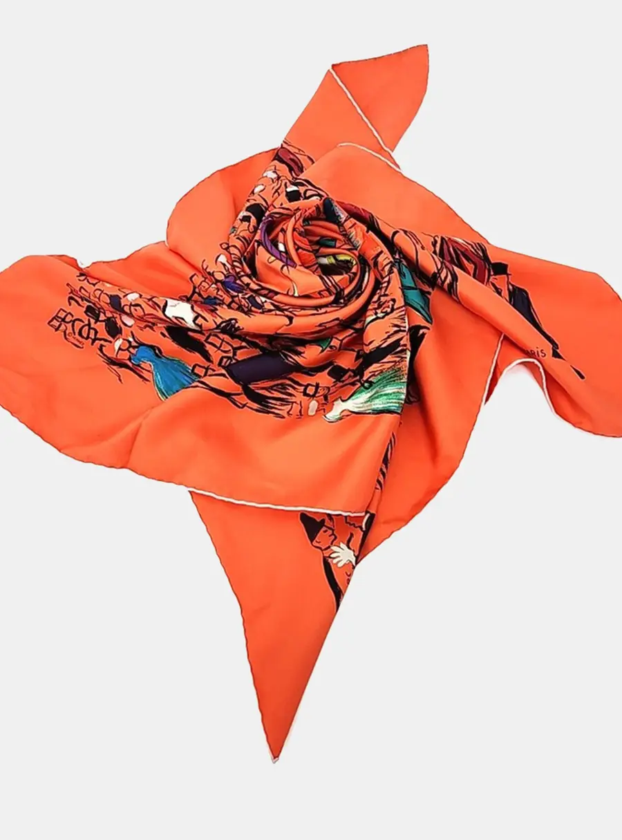 Hermes Multicolor  silk scarf