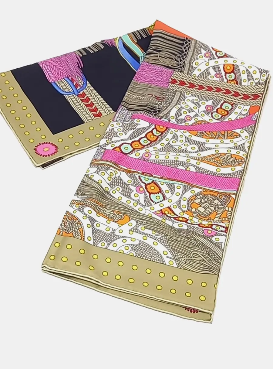 Hermes Multicolor silk scarf