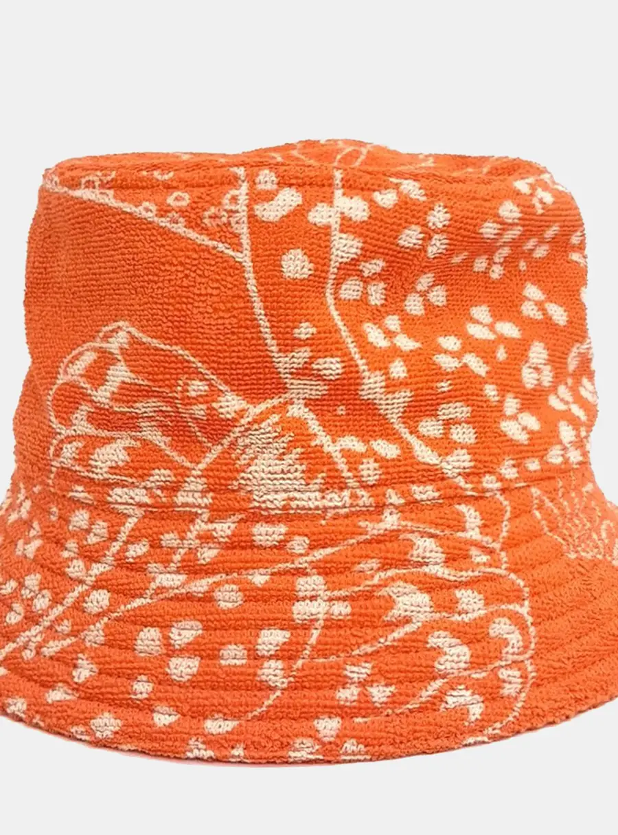 Hermes Multicolor Cotton bucket hat