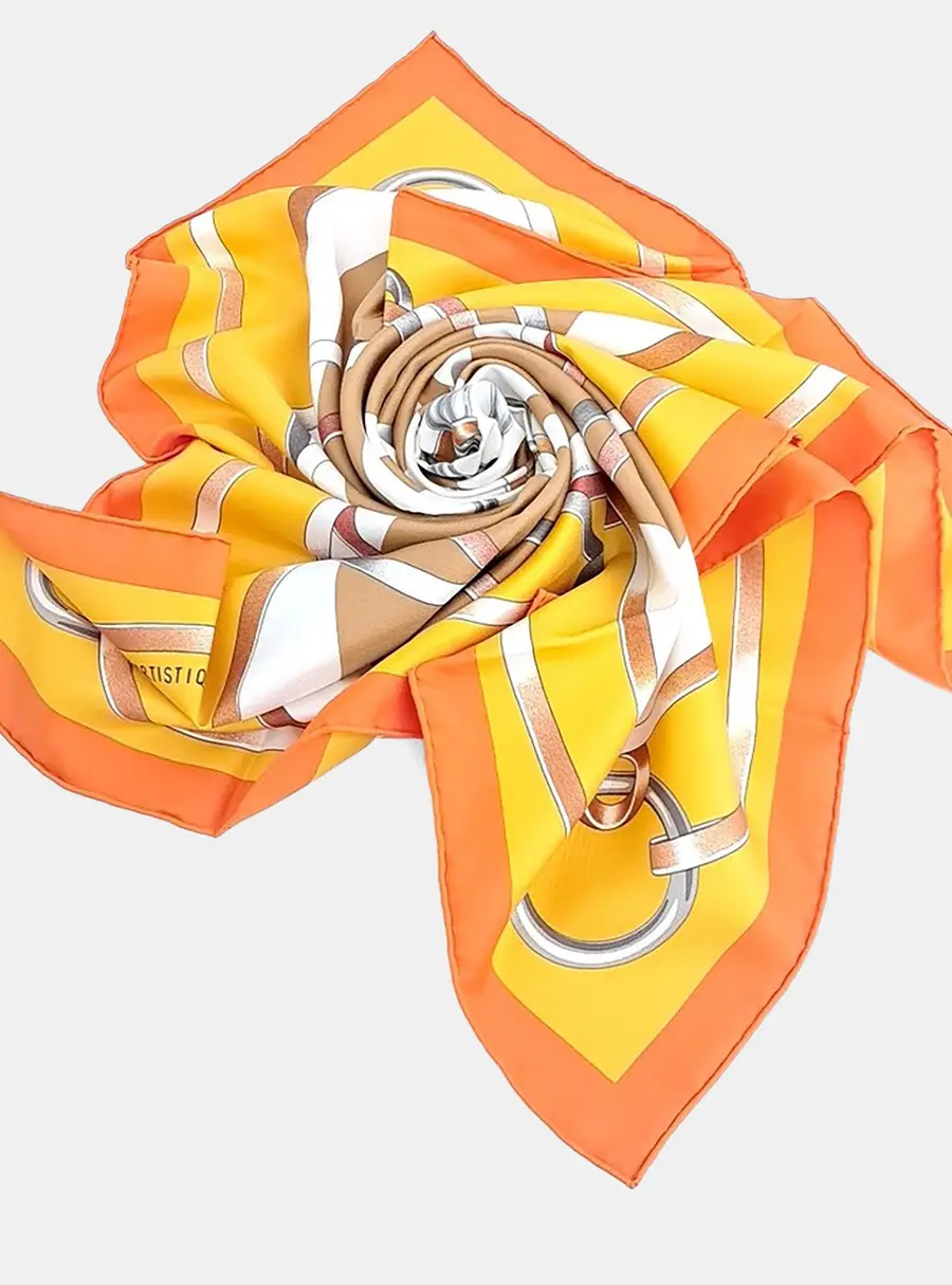 Hermes Multicolor silk scarf