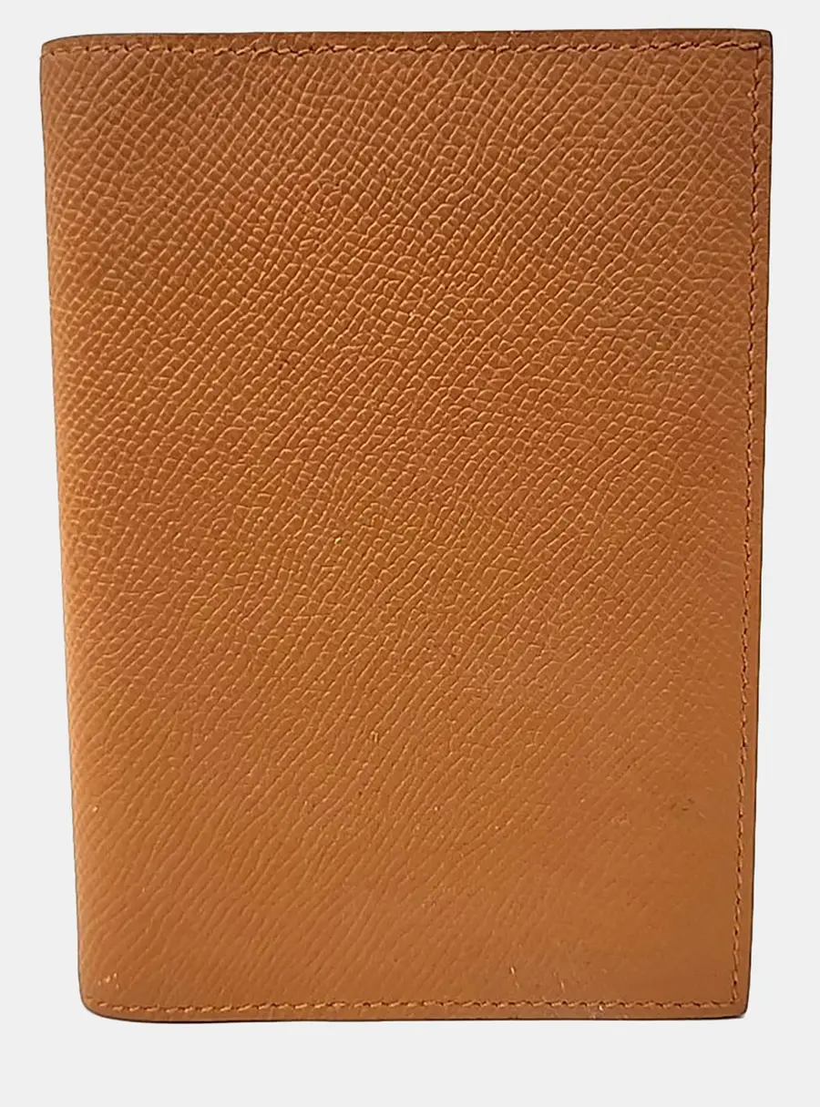 Hermes Leather Brown Diary Cover (T)
