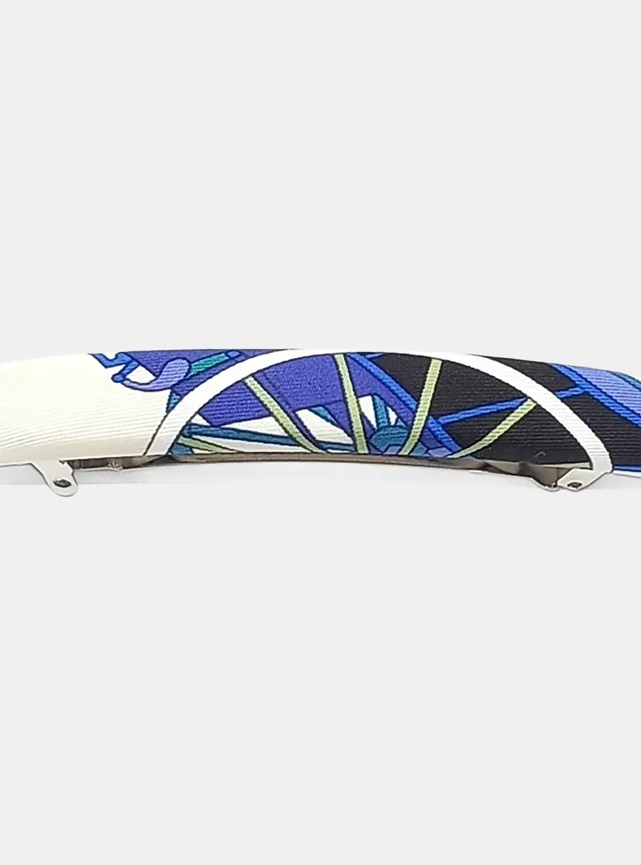 Hermes Silk Multicolor Hairpin