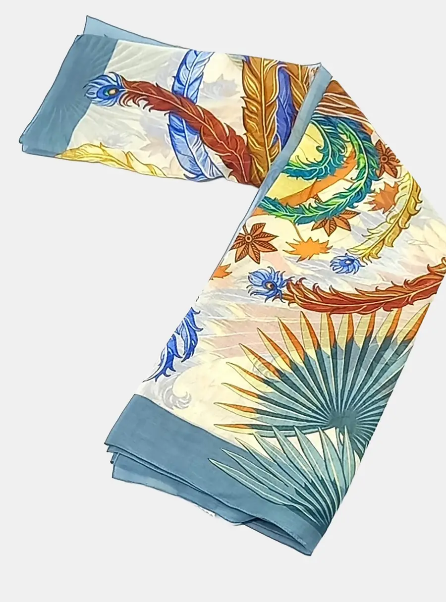 Hermes Multicolor Cotton  shawl and scarf
