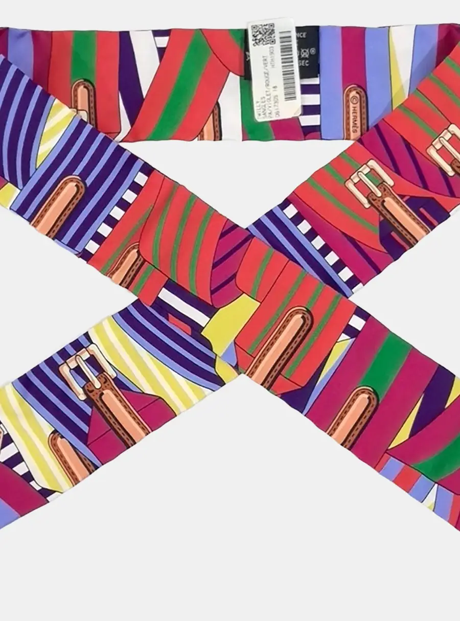 Hermes Silk Multicolor Twilly