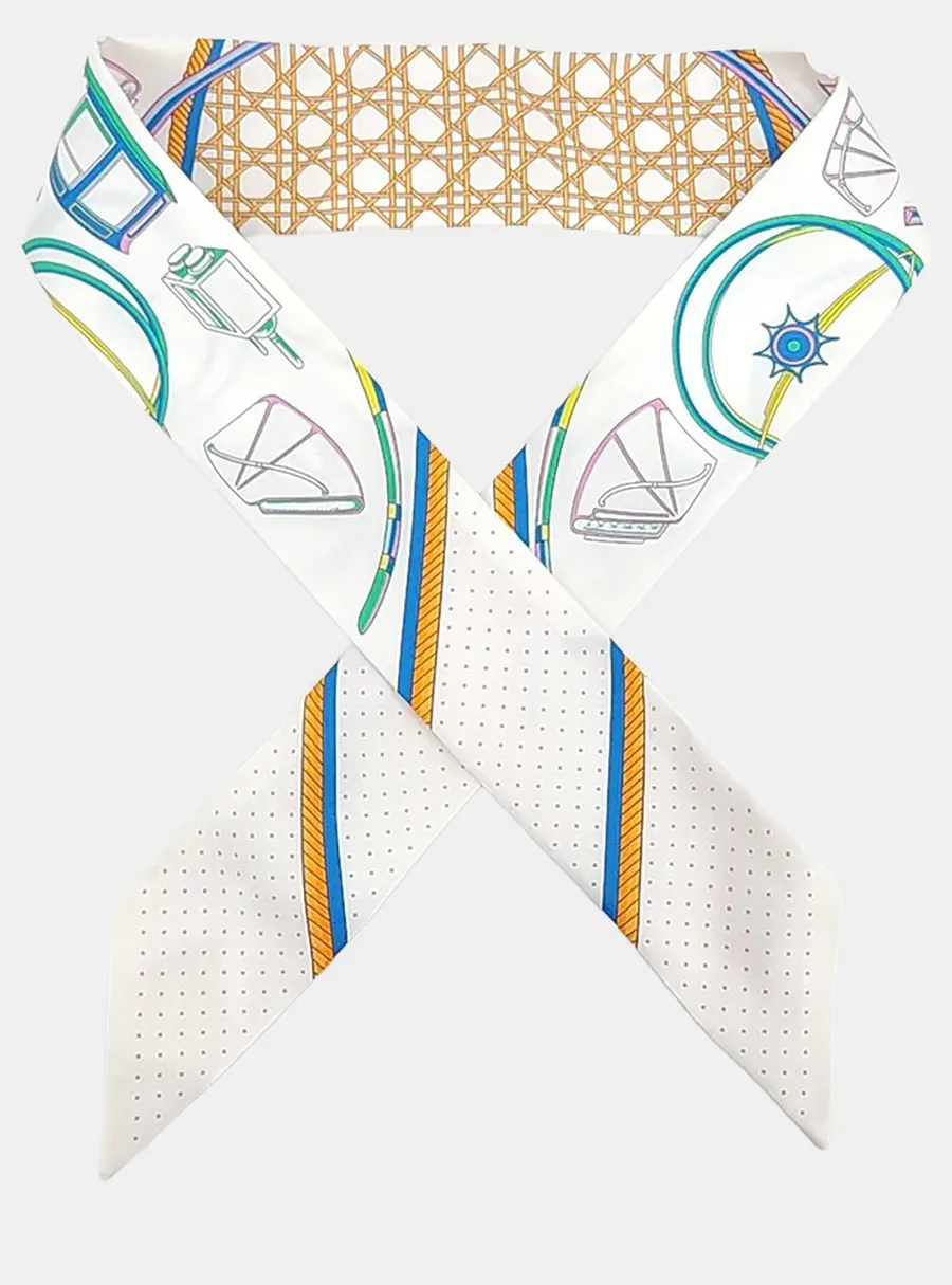 Hermes Silk Multicolor Twilly